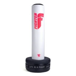 Fighter Free-Standing Boxing Bag YOUNG - White/pink