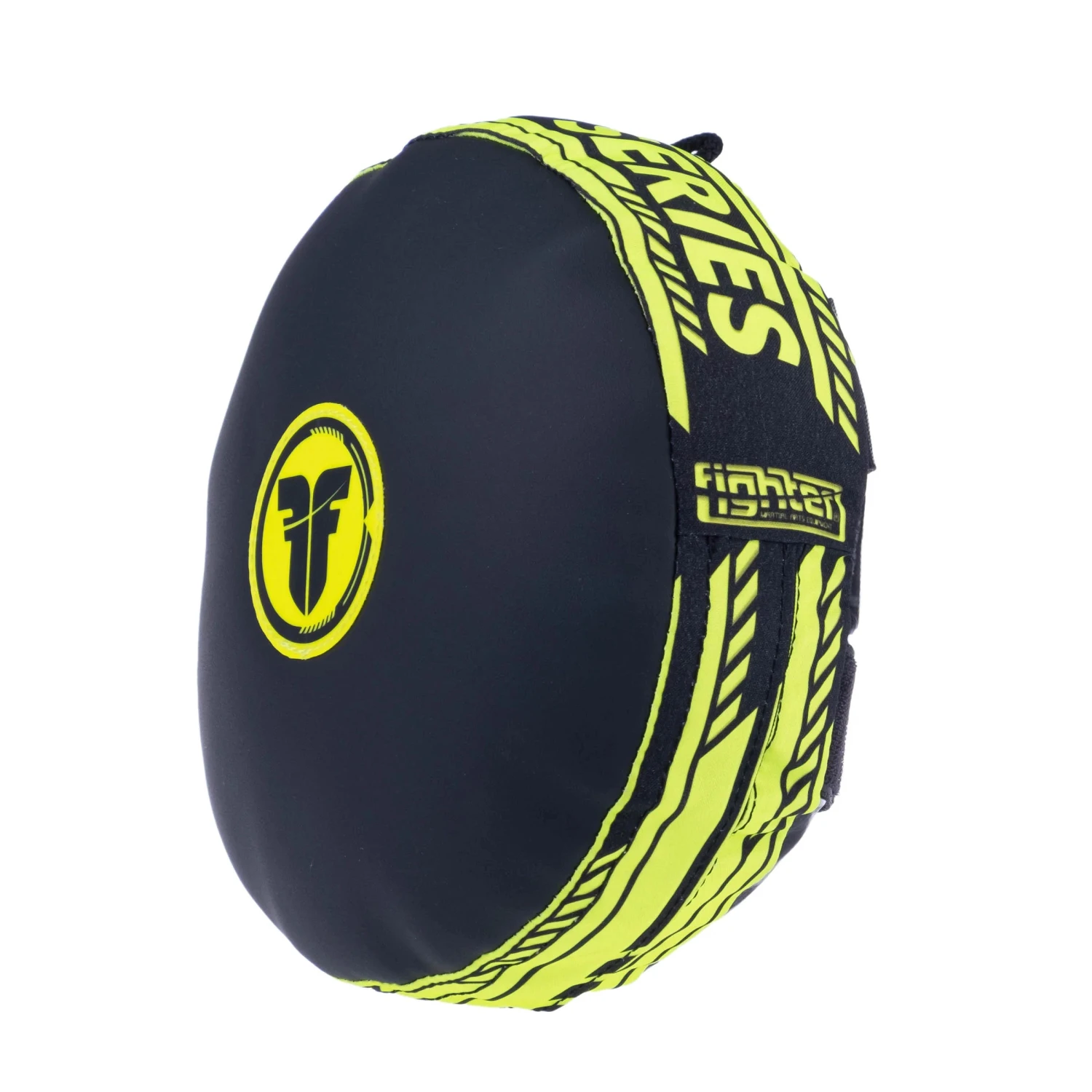 Fighter Round Shield Power Series - Black/neon Yellow 2 Fighter Round Shield Power Series - Black/neon Yellow - Image 2