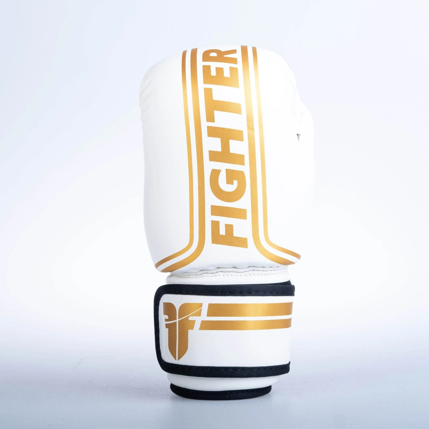 Fighter Open Gloves Stripe - SGP Edition - White/gold 2 Fighter Open Gloves Stripe - SGP Edition - White/gold - Image 2