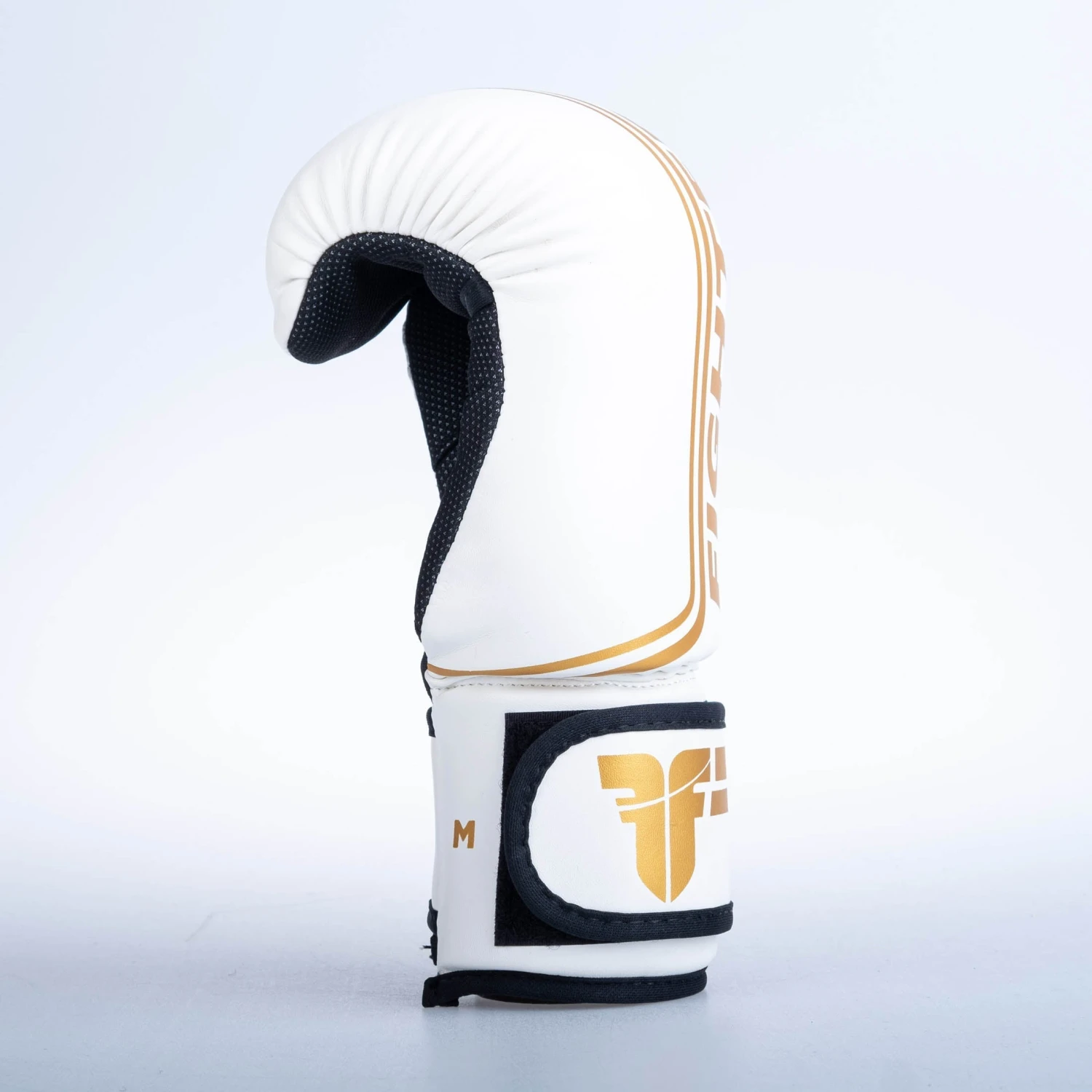 Fighter Open Gloves Stripe - SGP Edition - White/gold 4 Fighter Open Gloves Stripe - SGP Edition - White/gold - Image 4