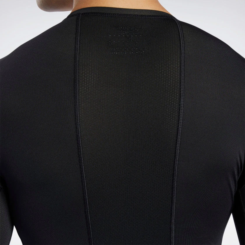 Reebok Wor Compr Lo Sleeve Solid - Black, FP9105 2 Reebok Wor Compr Lo Sleeve Solid - Black, FP9105 - Image 2