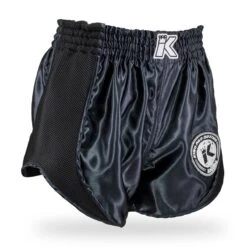 Thai Shorts King Retro - Black -Boxing Equipment Store booster0518 1