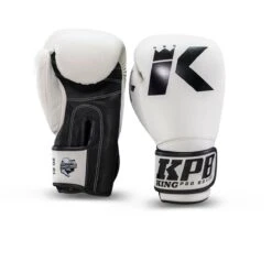 King Pro Boxing Boxing Gloves Pellis - White