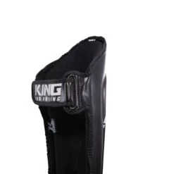 King Pro Boxing Shin Guards - Black/white -Boxing Equipment Store booter6441