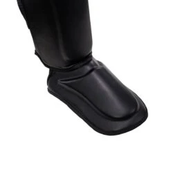 King Pro Boxing Shin Guards - Black/white -Boxing Equipment Store booter6452