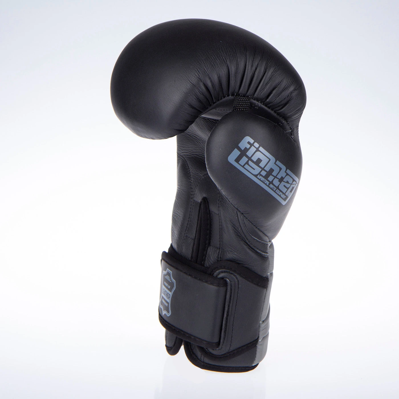 Fighter Boxing Gloves Sparring - Black/gray, FBG-002-BG 6 Fighter Boxing Gloves Sparring - Black/gray, FBG-002-BG - Image 6