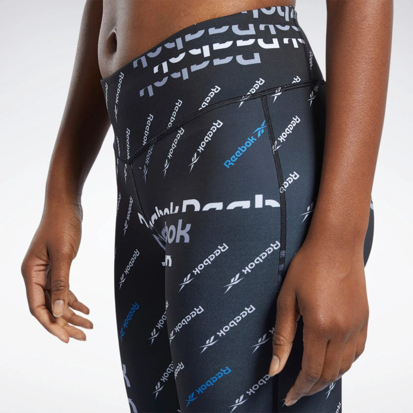 Reebok Workout Ready Allover Print Tights, FK6865 2 Reebok Workout Ready Allover Print Tights, FK6865 - Image 2