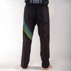 Fighter Pants - FIGHT - Black/rainbow, FF-P004B -Boxing Equipment Store daff217695054cd29c7d43d149fda74d