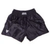 Fighter Thai Trunks Bangkok Plain - Black, FP04