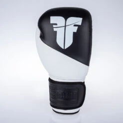 Fighter Boxing Gloves SPLIT- Black/white, FBG-001BW -Boxing Equipment Store deda16b1c6a8ff256c9bfbce906264e6