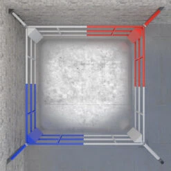 Floor Boxing Ring Fighter Wall With 3 Ropes, BRF-NF3W -Boxing Equipment Store e7fe073592694c4fd8f0c58bcd89385a