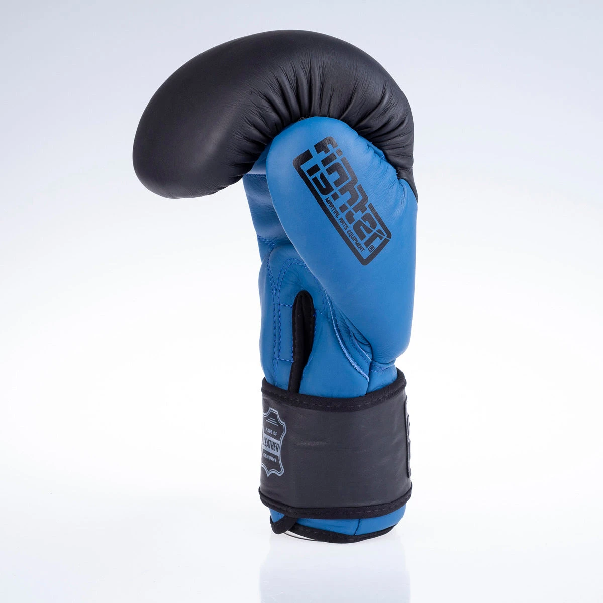 Fighter Boxing Gloves SPLIT- Matt Blue/black, FBG-001BBL 3 Fighter Boxing Gloves SPLIT- Matt Blue/black, FBG-001BBL - Image 3