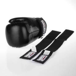 Fighter Open Gloves Strap - Black, FOG-001B -Boxing Equipment Store f66325c19c869d9de1904bb37adaaa8f