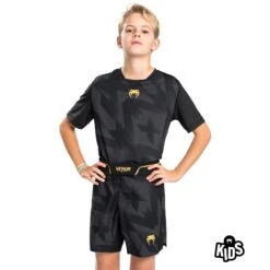 Venum Razor Kids MMA Shorts - Black/gold