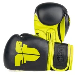 Fighter Boxing Gloves SPEED - Black/neon Yellow, TH1612PUBNY