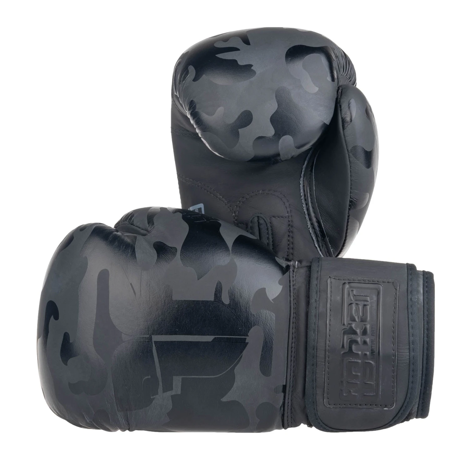 Fighter Boxing Gloves SIAM - Black Camo, FBG-003CBK 1 Fighter Boxing Gloves SIAM - Black Camo, FBG-003CBK