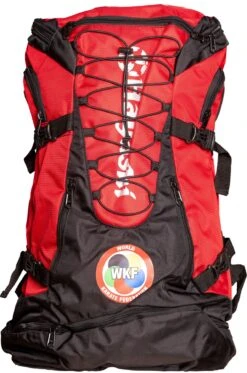 Hayashi WKF Giant Backpack - 8011-4 -Boxing Equipment Store hayashi backpack giant black red 8011