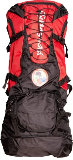 Hayashi WKF Giant Backpack - 8011-4 -Boxing Equipment Store hayashi backpack giant black red 8011 big