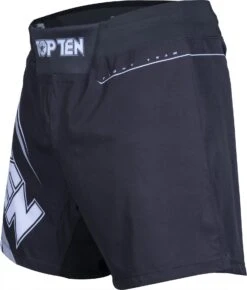 Top Ten MMA Shorts Fight Team - Black -Boxing Equipment Store top ten mma short fight team black 18154 b right 1