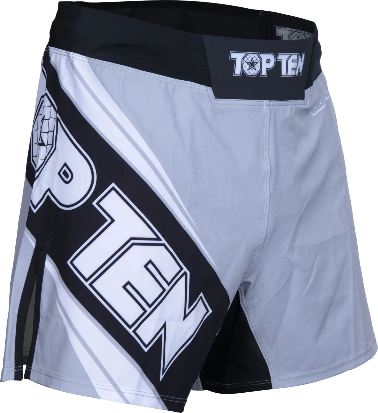 Top Ten MMA Shorts Fight Team - Gray 2 Top Ten MMA Shorts Fight Team - Gray - Image 2