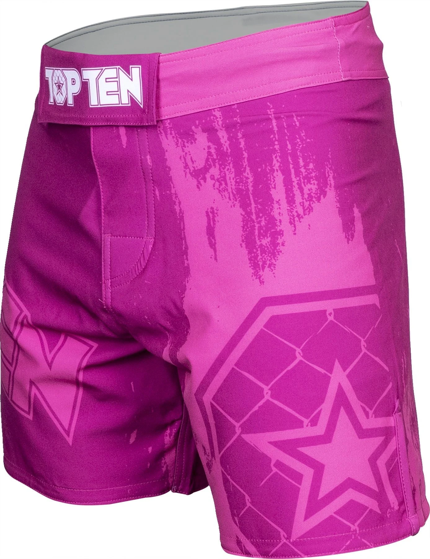 Top Ten MMA Shorts Power Ink - Pink 3 Top Ten MMA Shorts Power Ink - Pink - Image 3