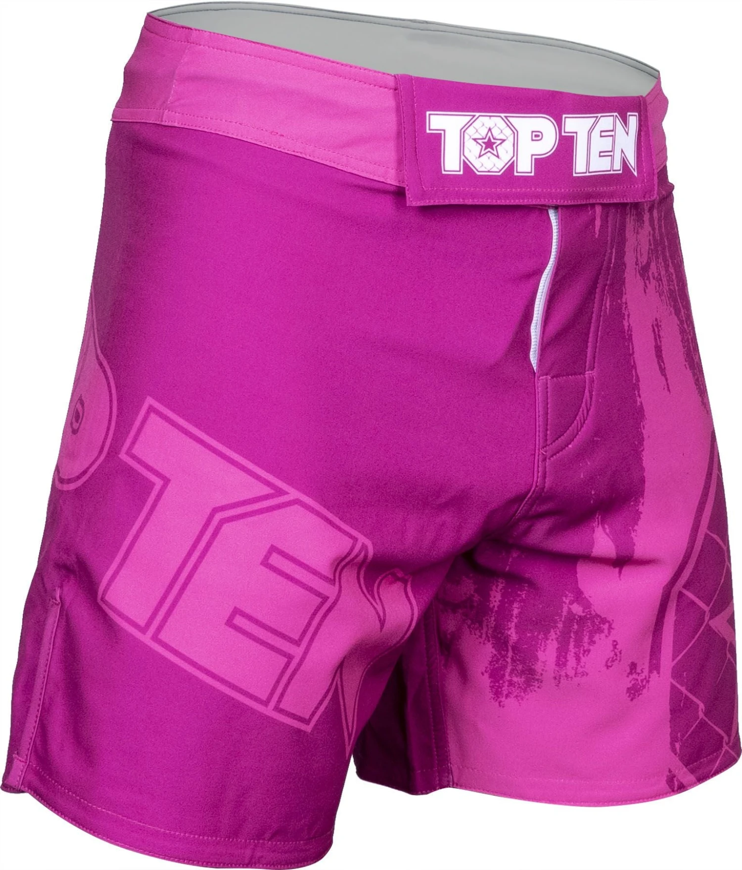 Top Ten MMA Shorts Power Ink - Pink 2 Top Ten MMA Shorts Power Ink - Pink - Image 2