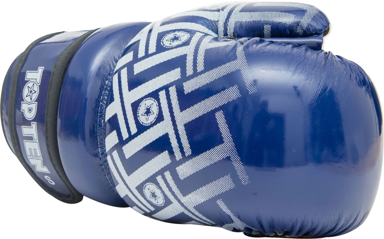 Top Ten Open Gloves "Glossy Block Prism"- Blue 2 Top Ten Open Gloves "Glossy Block Prism"- Blue - Image 2