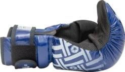 Top Ten Open Gloves "Glossy Block Prism"- Blue 8 Top Ten Open Gloves "Glossy Block Prism"- Blue -Boxing Equipment Store top ten pointfighter prism blue 21658 detail side 2 1