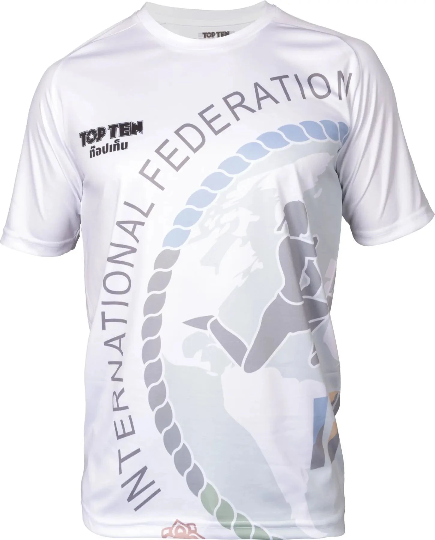 Top Ten IFMA Training T-Shirt Royal Muay - White 1 Top Ten IFMA Training T-Shirt Royal Muay - White